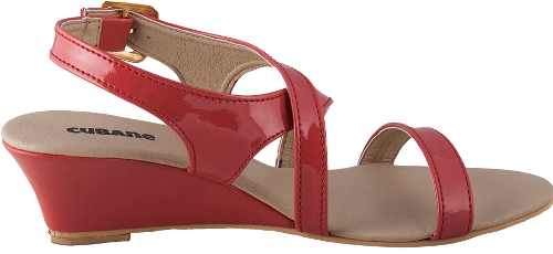 Røde sandaler til kvinder 7