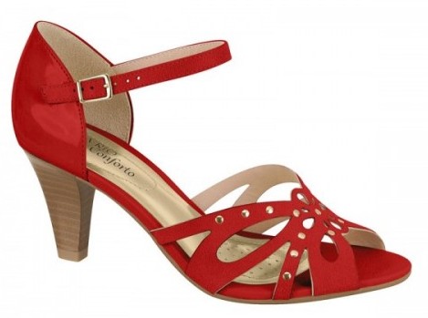 Røde sandaler til kvinder 9