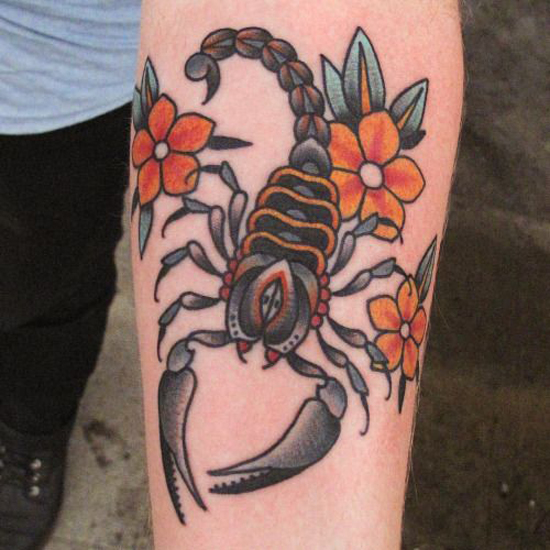 Bedste Scorpio Tattoo Designs og betydninger 3