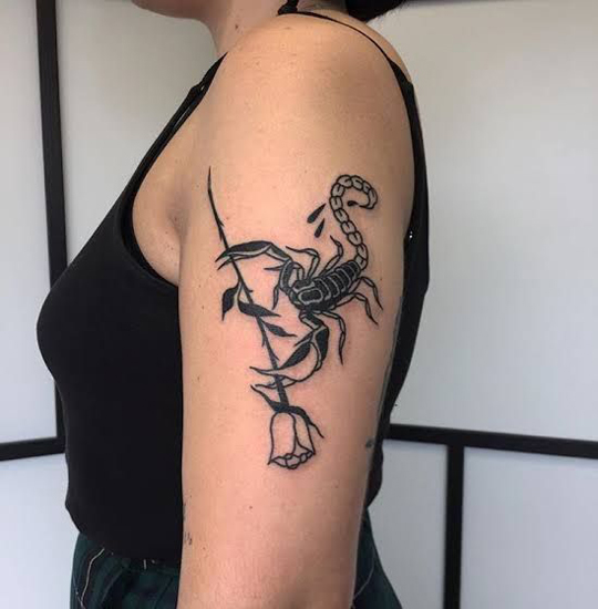 Bedste Scorpio Tattoo Designs og betydninger 7