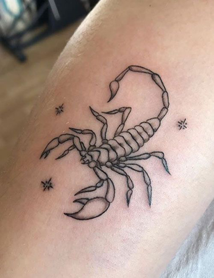A legjobb Skorpió tetoválás minták és jelentések 10