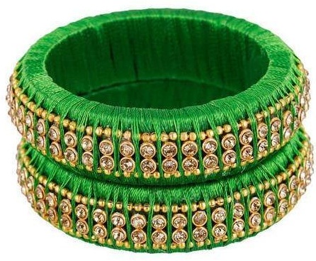 Stone Bangles i grønt