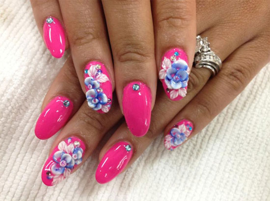Indviklet Shellac Nail Design