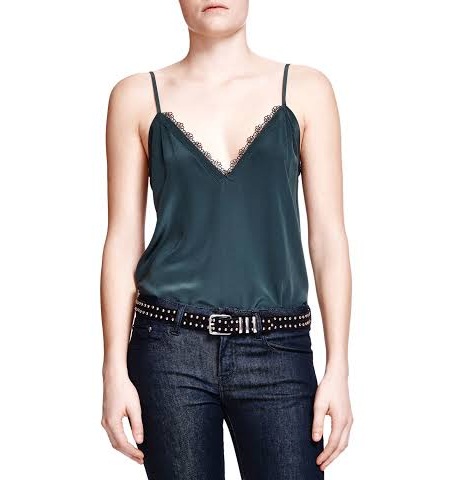 Olivengrøn camisole top