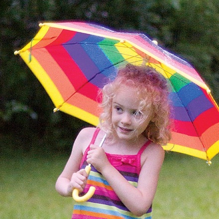 Designer lille paraply