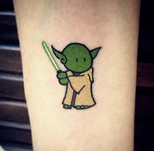 Sød Star Wars tatovering