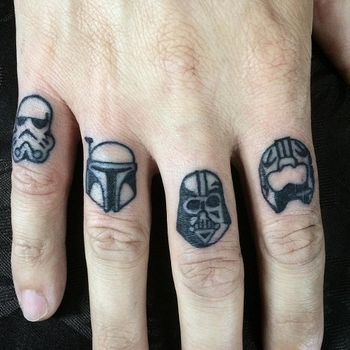 Kézi Star Wars tetoválás