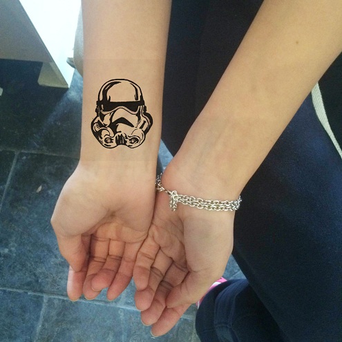 Midlertidig Star Wars -tatovering