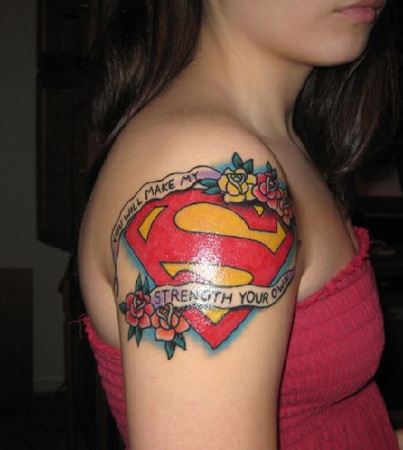Prom Night Superhero Tattoo