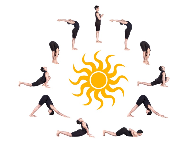 Bedste Surya Yoga Asanas og fordele