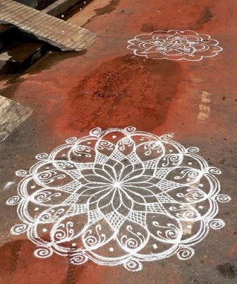 Fehér Rangoli