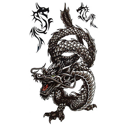 Ferocious Dragon Tattoo matrica