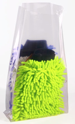 Gusseted poly tasker