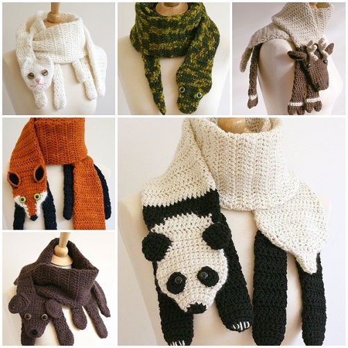 Animal håndlavet tørklæde design