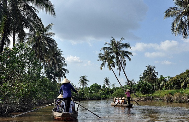 mekong-delta egyedülálló helyek Vietnamban