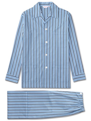 Classic Fit mænds hvide pyjamas