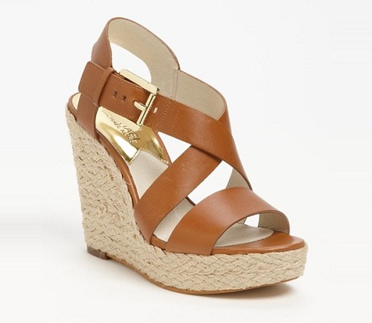 Wedge brune sandaler