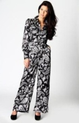 Beroligende satin lange jumpsuits