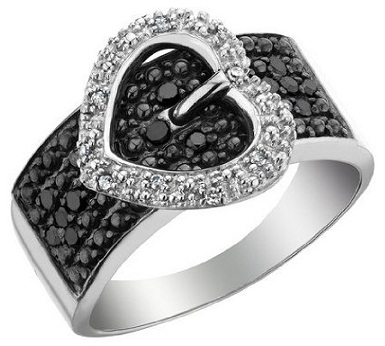 Black Diamond Buckle Stilfuld ring til kvinder