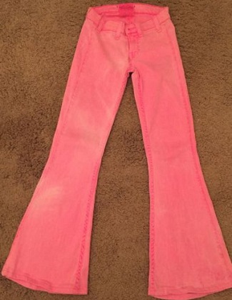 Boot Cut Pink Jeans