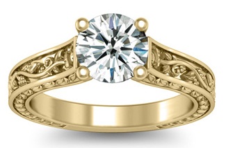 Pure Gold Solitaire forlovelsesring