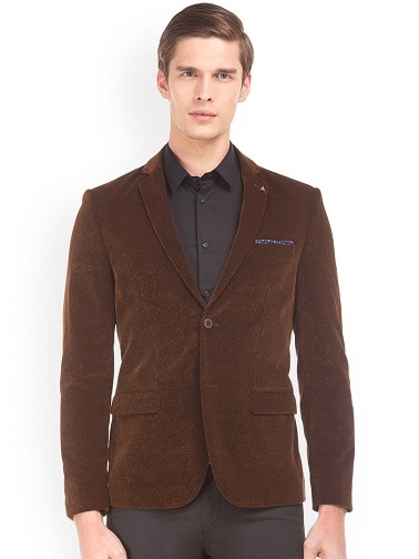 Corduroy brun blazer