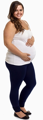 Plus Size barsel legging