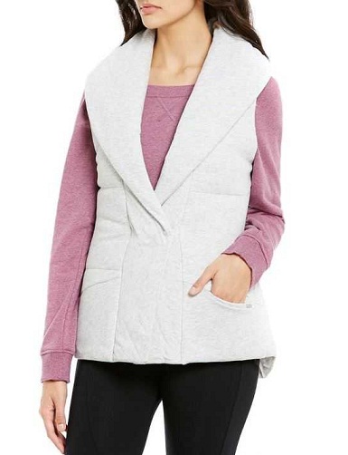 .Jersey-Quilt Outdoor Vest til kvinder