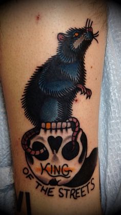 Csodálatos patkány tetoválás minták