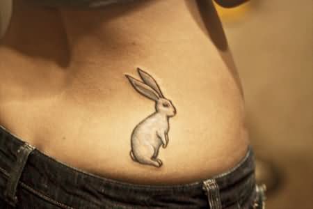 Utroligt kanin tatoveringsdesign