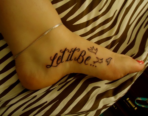 Cool Beatles Tattoo Design