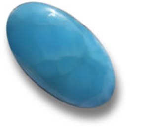 Larimar blå ædelsten