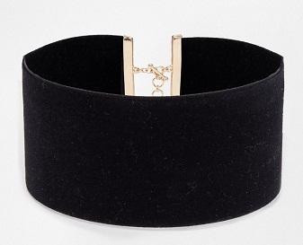 Sort fløjl choker