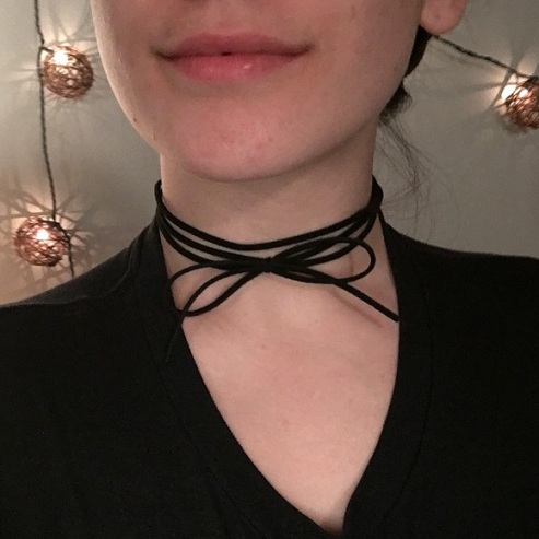 Black Bow Choker