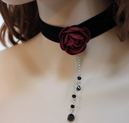 Sort filt choker