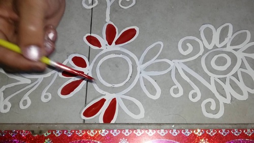 Enkle Rangoli -designs