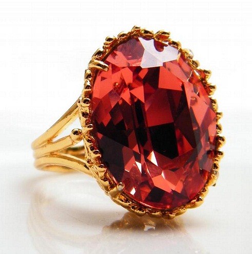 Fire Red Topaz Birthstone