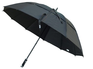 Szélálló fekete esernyő