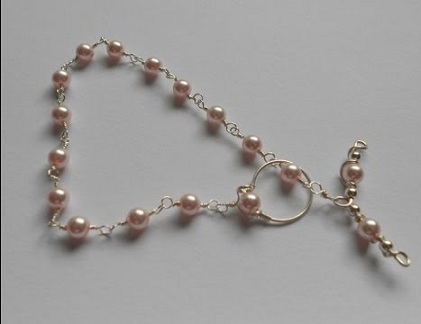Beaded kæde armbånd