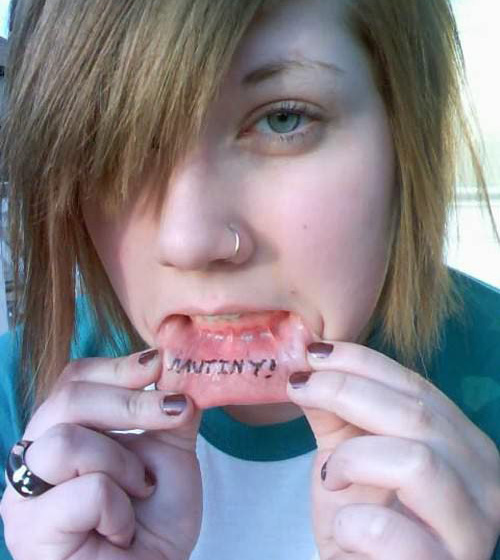 Lip Tattoo Ink