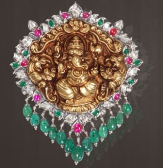 templom-ékszer-medálok-medál-lord-ganesha-emblémával dombornyomott