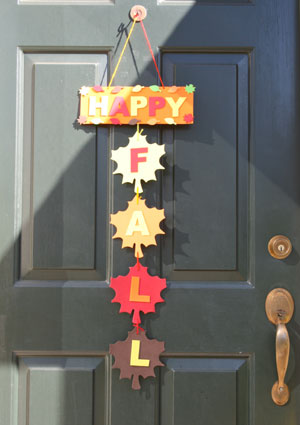 Leaf Hanger Fall Craft