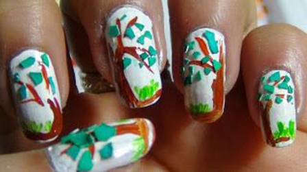 Ægskaller Green Nail Art