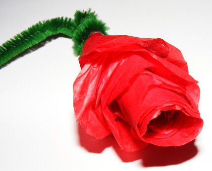 Vævepapir Rose Craft