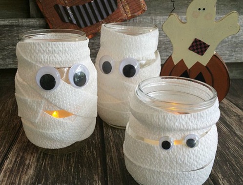 Halloween stearinlys