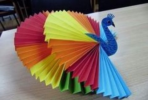 Påfugl Rainbow Craft
