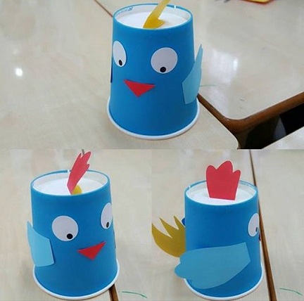 Paper Cup Snow Man