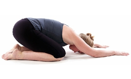 Balasana for at helbrede fibromyalgi