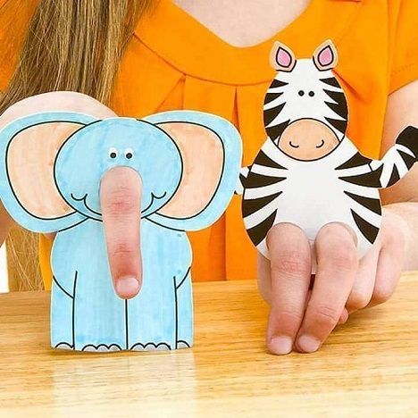 Zebra Finger Bábművészet
