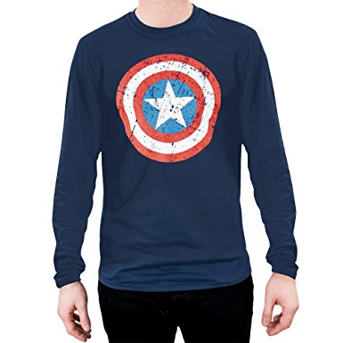 Fuldærmet Captain America T-shirt